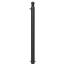 Dekorativ puller | Serie 485B | � 82 mm | fastmonteret, til indst�bning i beton med jordanker, total l�ngde ca. 1300 mm | uden l�s | med 1 �je
